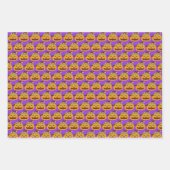 10月不気味ハロウィンキャンディパンプキン ラッピングペーパーシート (正面2)