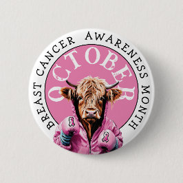 10月乳がん認識度ピンク10月 缶バッジ