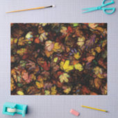 10月末頃の葉 薄葉紙 (クラフト)