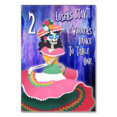 10月死んだハロウィン表2のBunco日 テーブルナンバー (正面)