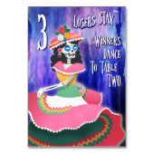 10月死んだハロウィン表3のBunco日 テーブルナンバー (裏面)