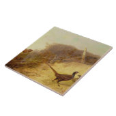 10月第1のキジの上で歩くこと(Alを見て下さい タイル (側面)