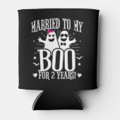 10月結婚2日おもしろい記念 缶クーラー (正面)