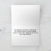 10月花特有ハッピーバースデー車 カード (内部)