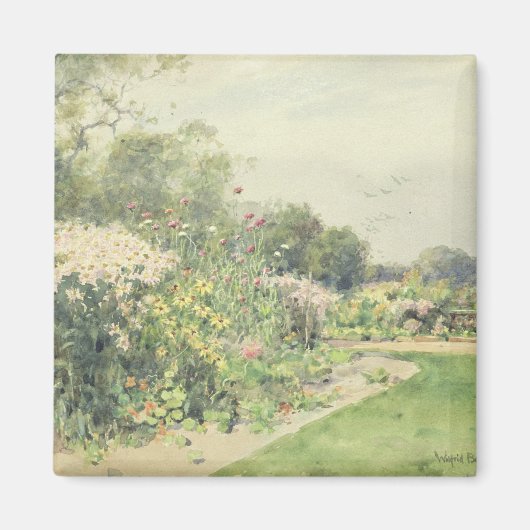 10月花 マグネット (正面)