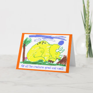 10月著素晴らしく及び小さい カード