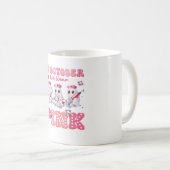 10月衣服ピンクブーナースハロウィーンコスチュームウォム コーヒーマグカップ (正面右)