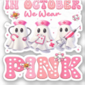 10月衣服ピンクブーナースハロウィーンコスチュームウォム シール (正面)