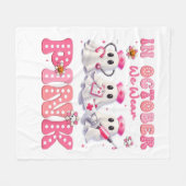 10月衣服ピンクブーナースハロウィーンコスチュームウォム フリースブランケット (正面(横))