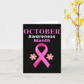 10月認識度月乳がん衣装モント カード (黄色い花)