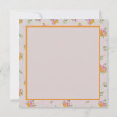 10月誕生フラワーマリゴルドコスモスゴトリーギ サンキューカード (裏面)