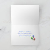 10月誕生日オパールハート カード (内部)