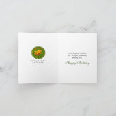 10月誕生日オ素晴らしレンジマリゴールド カード (内部)