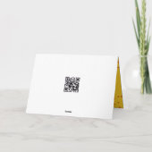 10月誕生日キッテンウォッチング秋リーフ カード (裏面)