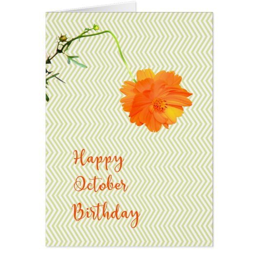 10月誕生日コスモスフラワー (正面)