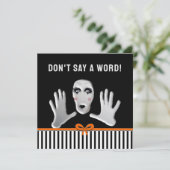 10月誕生日サプライズパーティー 招待状 (スタンド正面)