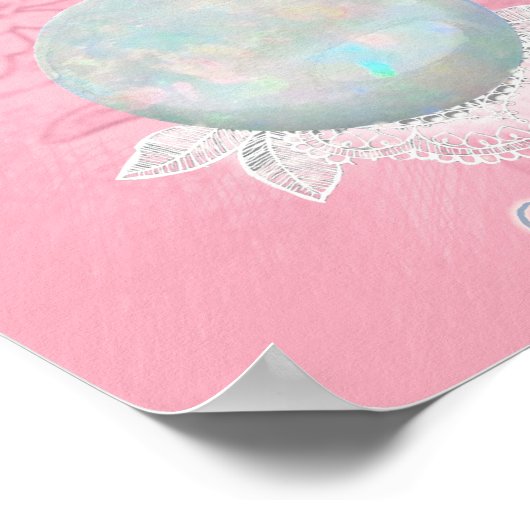 10月誕生日花誕生石 ポスター (角)