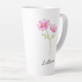 10月誕生月フラワーコスモス カフェラテマグ (右アングル)