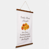 10月誕生月フラワーマリゴールドエレガント 吊り下げ型タペストリー (傾斜あり)