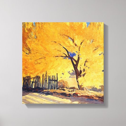 「10月金ゴールド」メイナード・ディクソン キャンバスプリント (正面)