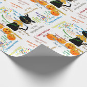 10月1日誕生日ギフトラッピング紙 ラッピングペーパー (角)