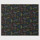 10月11日誕生日ギフトラッピング紙 ラッピングペーパー (フラット)