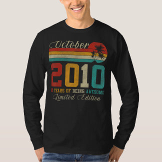 10月12日旧ヴィンテージ2010 12誕生日 Tシャツ