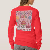 10月14日のデザートデイの女性用Tシャツ Tシャツ (裏面)