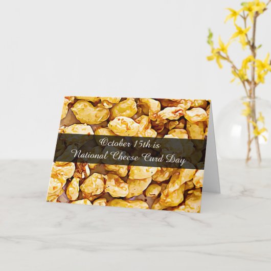 10月15日はナショナルチーズカードの日 カード (黄色い花)