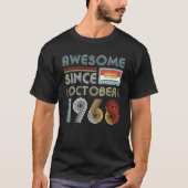 10月1968日の誕生日のヴィンテージ以来素晴らしい Tシャツ (正面)