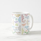 10月20日 誕生日マグカップ コーヒーマグカップ (正面右)