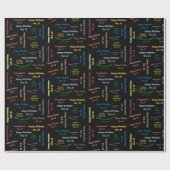 10月22日誕生日ギフトラッピング紙 ラッピングペーパー (フラット)