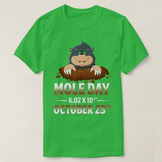 10月23日モールデイアボガロス番号 Tシャツ (デザイン正面)