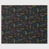 10月23日誕生日ギフトラッピング紙 ラッピングペーパー (フラット)