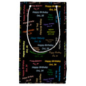 10月26日誕生日抱き枕 スモールペーパーバッグ (正面)