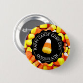 10月30日はナショナルキャンディーコーンデーです 缶バッジ (正面&裏面)
