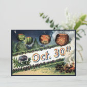 10月30日ハロウィーン誕生日グリーティングカード シーズンカード (スタンド正面)