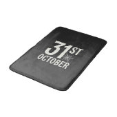 10月31日ハロウィン蜘蛛の巣デザイン バスマット (アングル)