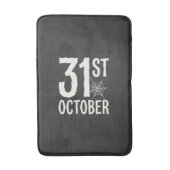 10月31日ハロウィン蜘蛛の巣デザイン バスマット (正面縦)