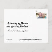 10月31日日付の保存 案内ポストカード (裏面)