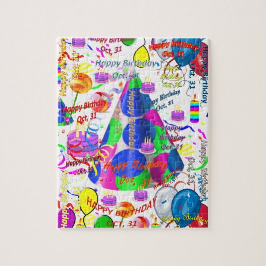 10月31日誕生日ジグソーパズル ジグソーパズル (縦)