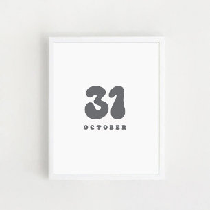 10月31日 ハロウィン ポスター