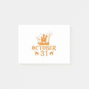 10月31日-ハロウィン-10月-怖い-不気味-31-面白い ポストイット