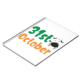 10月31日 – ハロウィーン ノートブック (左側)