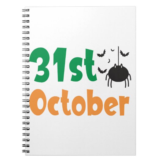 10月31日 – ハロウィーン ノートブック (正面)