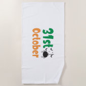 10月31日 – ハロウィーン ビーチタオル (正面)