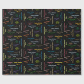 10月4日誕生日ギフトラッピング紙 ラッピングペーパー (フラット)