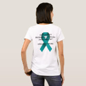 10月7日のTrigeminal神経痛の認識度日 Tシャツ (裏面フル)