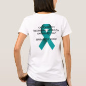 10月7日のTrigeminal神経痛の認識度日 Tシャツ (裏面)