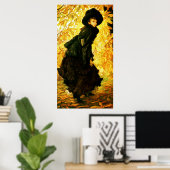 10月~ジェームズティスソ~ファインアートキャンバス印刷 ポスター (ホームオフィス)